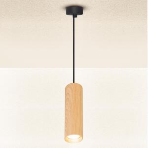 Brilagi - Luster na lanku SELE 1xGU10/30W/230V čierna/dekor duba