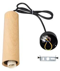 Brilagi - Luster na lanku SELE 1xGU10/30W/230V čierna/dekor duba