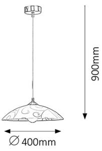 Rabalux 3856 - Luster HARMONY LUX 1xE27/60W/230V