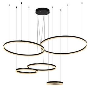 LED Stmievateľný luster na lanku LED/220W/230V 3000-6500K + diaľkové ovládanie