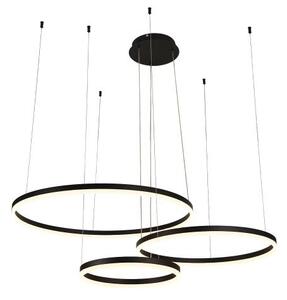 LED Stmievateľný luster na lanku LED/125W/230V 3000-6500K + diaľkové ovládanie
