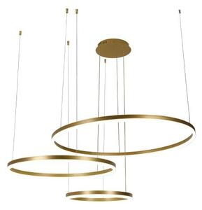 LED Stmievateľný luster na lanku LED/125W/230V 3000-6500K + diaľkové ovládanie