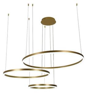 LED Stmievateľný luster na lanku LED/125W/230V 3000-6500K + diaľkové ovládanie