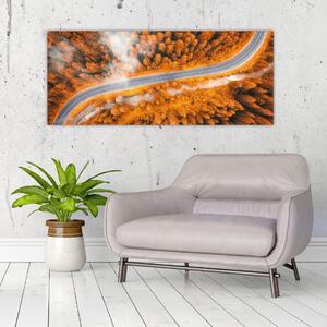 Obraz - Horská cesta (120x50 cm)