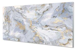 Sklenený obklad do kuchyne Marble kamenný múr 100x50 cm