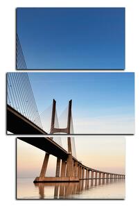 Obraz na plátne - Most Vasco da Gama - obdĺžnik 7245C (120x80 cm)