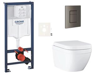 Závesný WC set do ľahkých stien / predstenová montáž GROHE Euro Ceramic SIKOGRSEUSCAL0