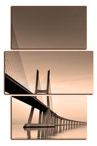 Obraz na plátne - Most Vasco da Gama - obdĺžnik 7245FC (90x60 cm)