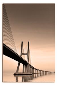 Obraz na plátne - Most Vasco da Gama - obdĺžnik 7245FA (100x70 cm)