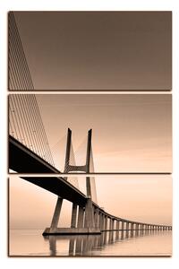 Obraz na plátne - Most Vasco da Gama - obdĺžnik 7245FB (90x60 cm )