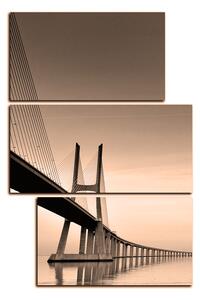 Obraz na plátne - Most Vasco da Gama - obdĺžnik 7245FD (90x60 cm)