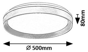 Rabalux 71308 - LED Stm. stropné svietidlo LADAN LED/48W/230V 3000-6500K + DO