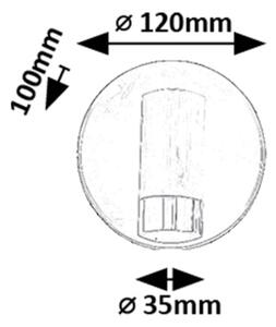 Rabalux 75040 - LED Nástenné bodové svietidlo KADIR LED/3W/230V 4000K