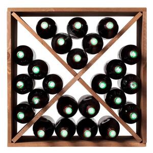 Kesper Borovicový stojan na víno I - 50 x 50 x 25 cm