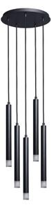 Rabalux 72360 - Luster na lanku RAMIRA 5xG9/5W/230V čierna