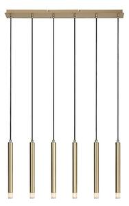 Rabalux 72363 - Luster na lanku RAMIRA 6xG9/5W/230V zlatá