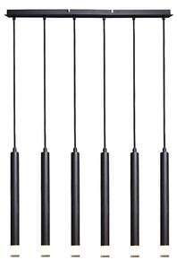 Rabalux 72362 - Luster na lanku RAMIRA 6xG9/5W/230V čierna