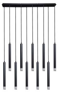 Rabalux 72364 - Luster na lanku RAMIRA 10xG9/5W/230V čierna