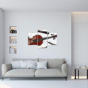 Obraz - Hudobné nástroje (90x60 cm)