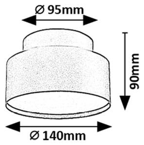 Rabalux 71325 - LED stropné svietidlo OVIDIA LED/24W/230V 3000K biela