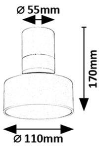 Rabalux 71326 - LED stropné svietidlo OVIDIA LED/10W/230V 3000K biela