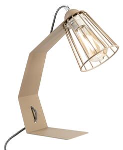 Stolná lampa NANDO 1xE27/15W/230V béžová