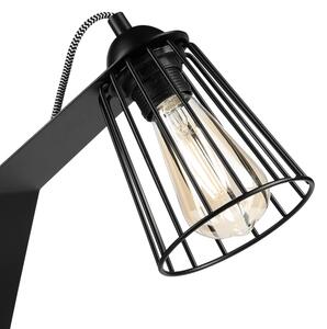 Stolová lampa NANDO 1xE27/15W/230V čierna