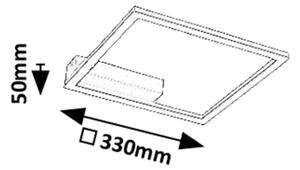 Rabalux 71375 - LED stropné svietidlo HELETH LED/24W/230V 3000K