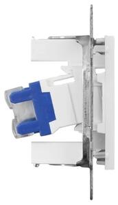 Elhard Dátová zásuvka Royal 2xRJ45, biela YK2122W