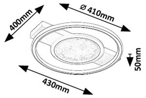 Rabalux 71377 - LED Stropné svietidlo ARANIS LED/50W/230V 3000K