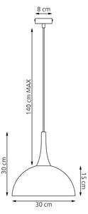 Luster na lanku NAUTICA 1xGX53/12W/230V béžový