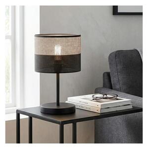 Stolná lampa KARBON 1xE27/15W/230V čierna/šedá