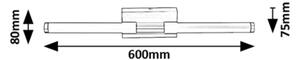 Rabalux 75045 - LED Kúpeľňové nástenné svietidlo TILORA LED/8W/230V 4000K IP44