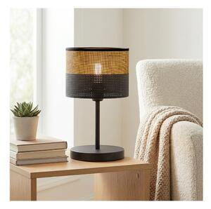 Stolná lampa KARBON 1xE27/15W/230V čierna/hnedá