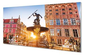 Nástenný panel  Gdańsk Memorial Fountain 100x50 cm
