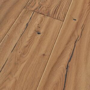 Parador Engineered Wood Flooring Trendtime 8 Classic, Brushed Oak Nat.oilWhiteplu handscraped widepl V-groove, 1739959, 1882x190x15 mm