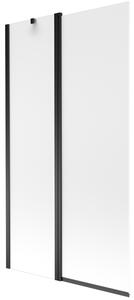 Mexen Flip vaňová zástena jednokrídlová 100 x 150 cm, Inovať, Čierna - 894-100-101-70-30