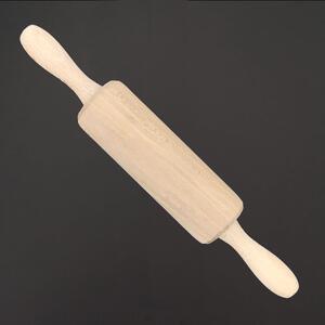 AMADEA Drevený valček mini, masívne drevo, dĺžka 23 cm