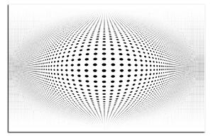 Obraz na plátne - Abstraktná geometrická sfera 1218A (100x70 cm)