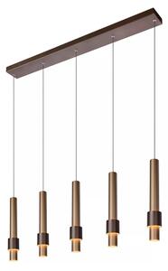 Lucide 24402/30/96 -LED Stmievateľný luster na lanku MARGARY 5xLED/4,2W/230V mosadz