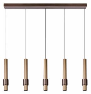 Lucide 24402/30/96 -LED Stmievateľný luster na lanku MARGARY 5xLED/4,2W/230V mosadz