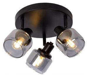 Lucide 77979/13/30 - Bodové svietidlo BJORN 3xE14/40W/230V čierna