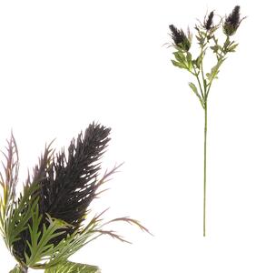 Umelá kvetina Eryngium fialová, 66 cm