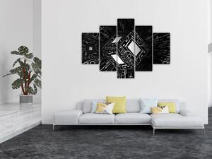 Obraz abstraktné kocky (150x105 cm)