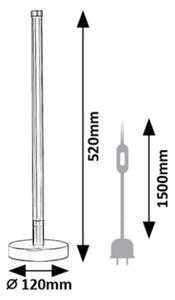 Rabalux 74165 - LED Stolná lampa NIVARO LED/8W/230V 3000K
