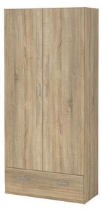 Šatníková skriňa Sid 80 x 36 x 170 cm, dub sonoma