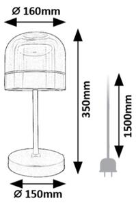 Rabalux 74037 - LED Stmievateľná stolná lampa XELIRA LED/13W/230V 3000/4000/6000K