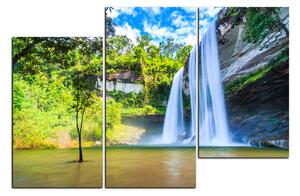 Obraz na plátne - Huai Luang vodopád 1228D (90x60 cm)