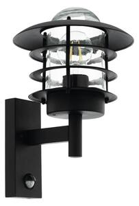 Eglo 79555 - Vonkajšie nástenné svietidlo so senzorom ZAMALENA 1xE27/60W/230V IP44