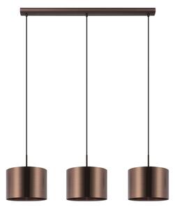 Eglo 39357 - Luster na lanku SAGANTO 1 3xE27/60W/230V medená
